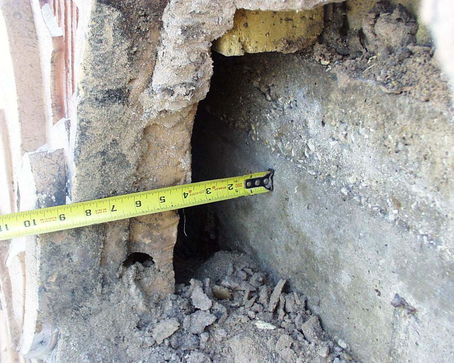 Ambassador commercial building restoration - cavity view