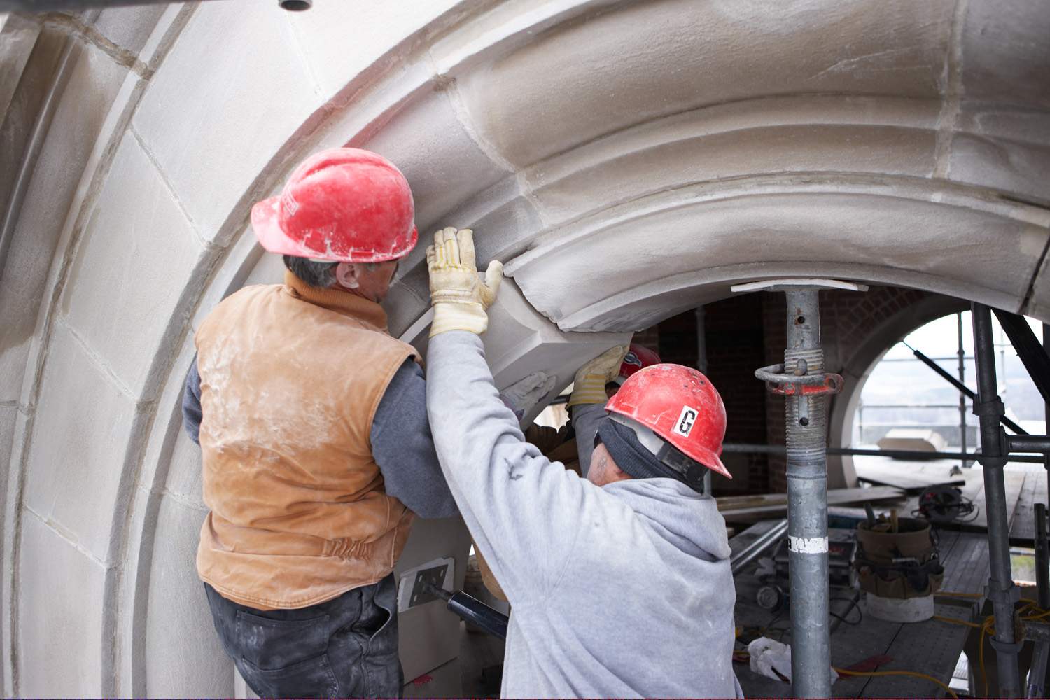 historical building arch restoration
