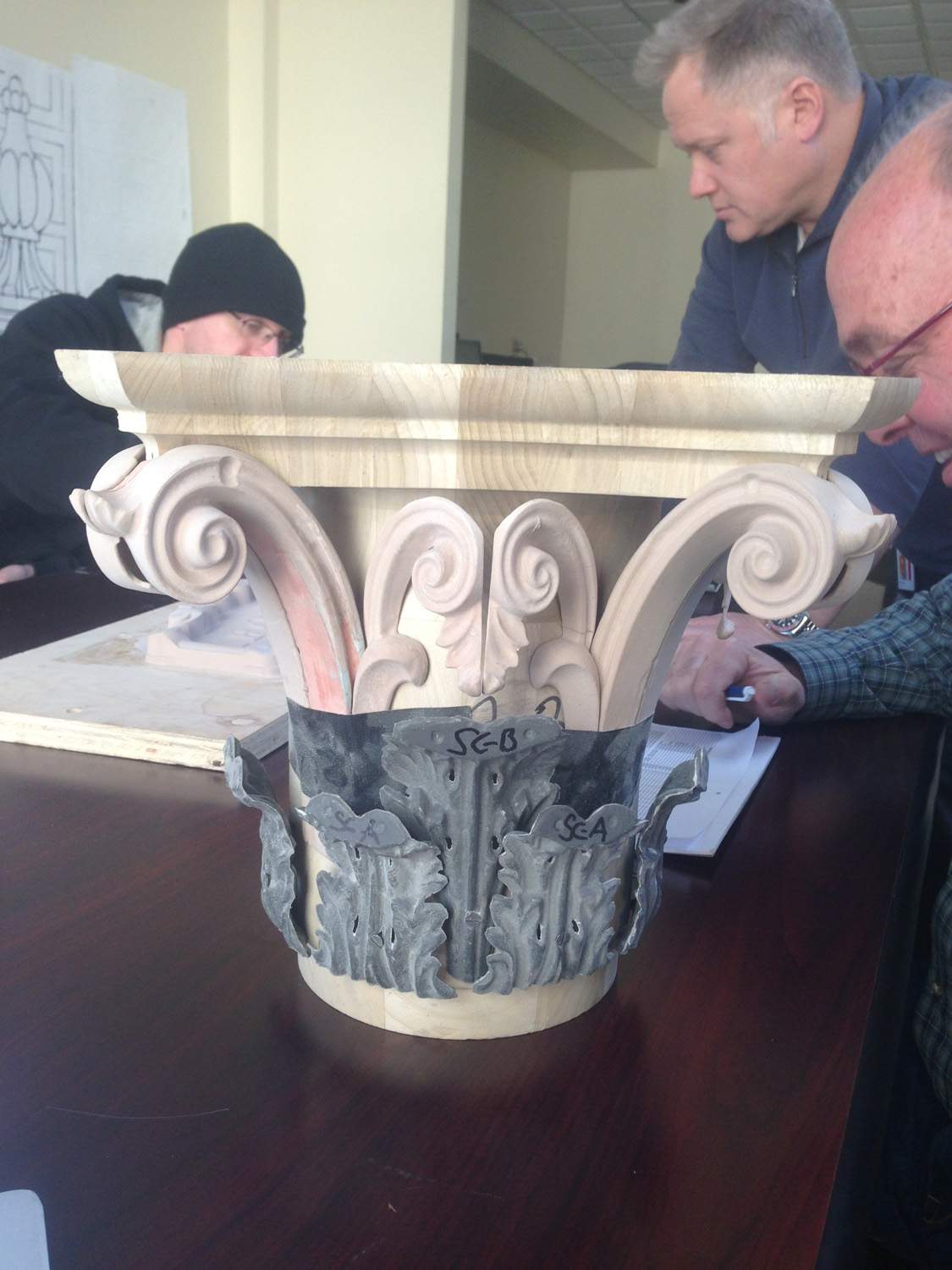 Iron Block stone restoration