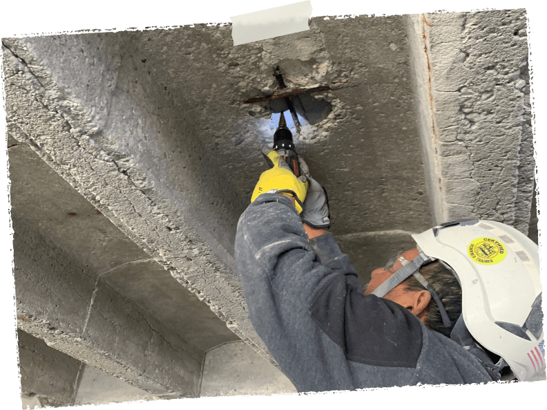 Concrete restoration in Wisconsin by expert Masons