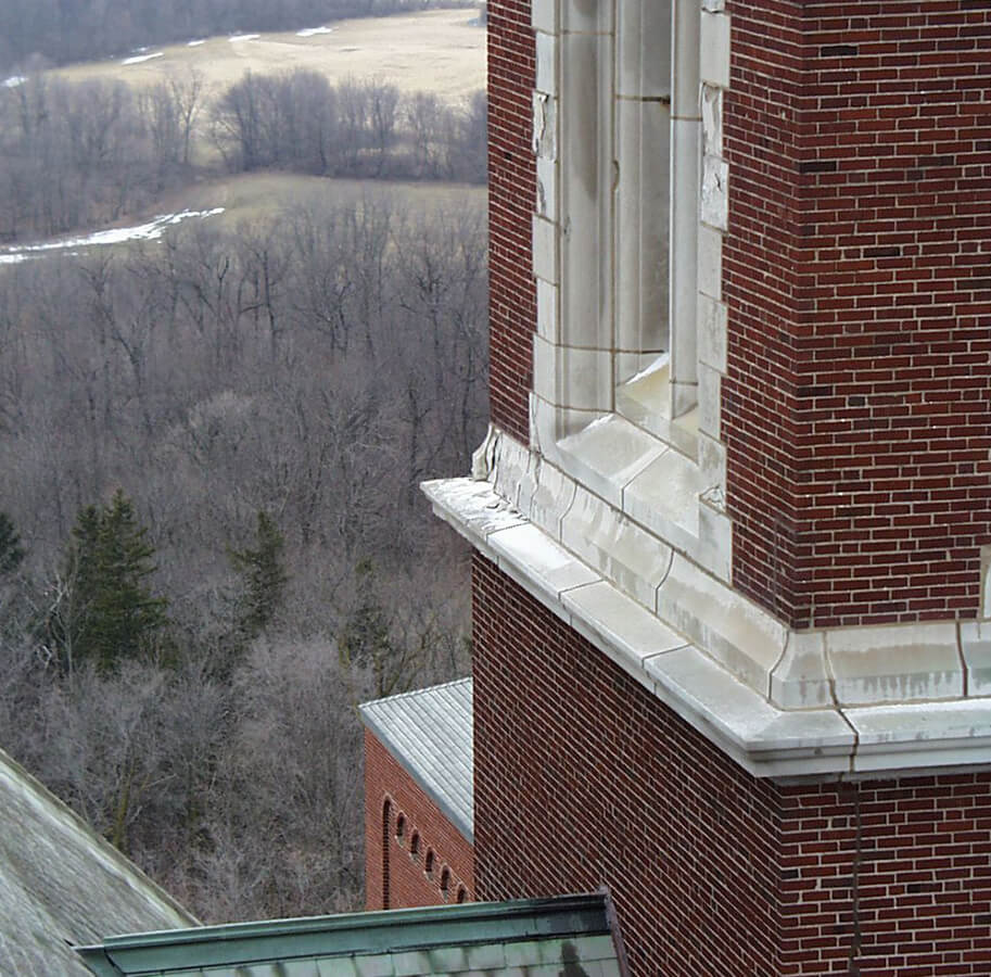 Concrete restoration in Indiana by expert Masons